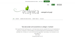 Desktop Screenshot of ecolyxica.se