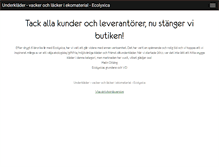 Tablet Screenshot of ecolyxica.se